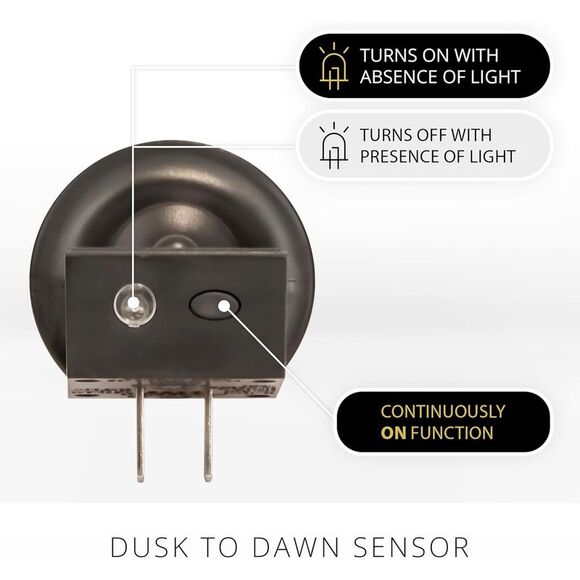 Luminara Flameless Indoor Nightlight LED Candle for Decoration, 9 Volts - Black - Picture 4 of 4